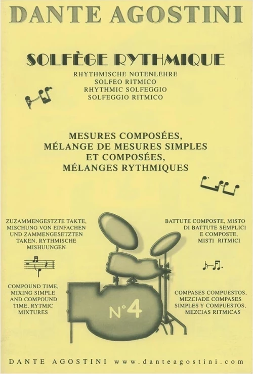 Dante Agostini Solfege Rythmique Vol.4