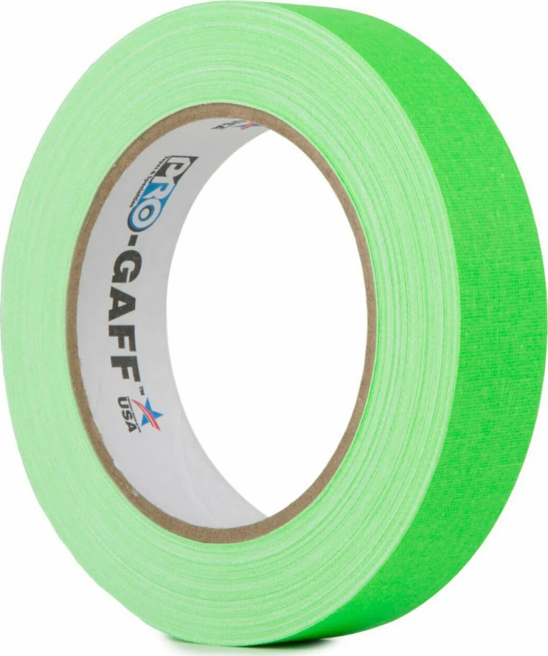 Pro Tapes Υφασμάτινη Ταινία Gaff Neon Green 24mm x 55m