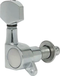 Fire&Stone Electric Guitar - Small Buttons, Chrome