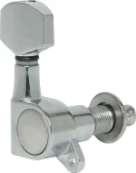 Fire&Stone Electric Guitar - Small Buttons, Chrome