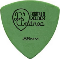 dAndrea RFL346 Delrex Rounded Triangle - Green, 0.88mm