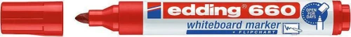 Edding 660 Μαρκαδόρος Πίνακα Κόκκινος
