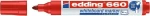 Edding 660 Μαρκαδόρος Πίνακα Κόκκινος