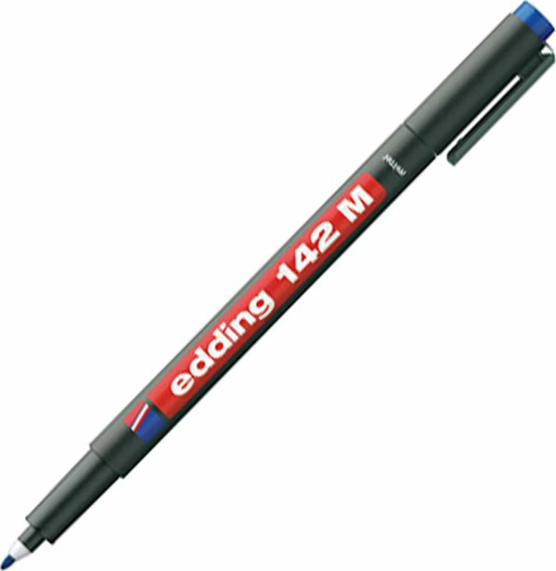 Edding 142M Διαφανειών 1mm Μπλέ