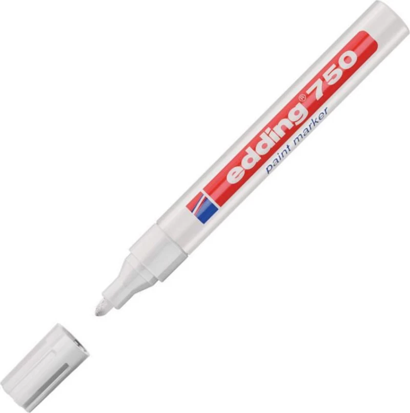 Edding 750 Ανεξίτηλος 4mm Λευκό