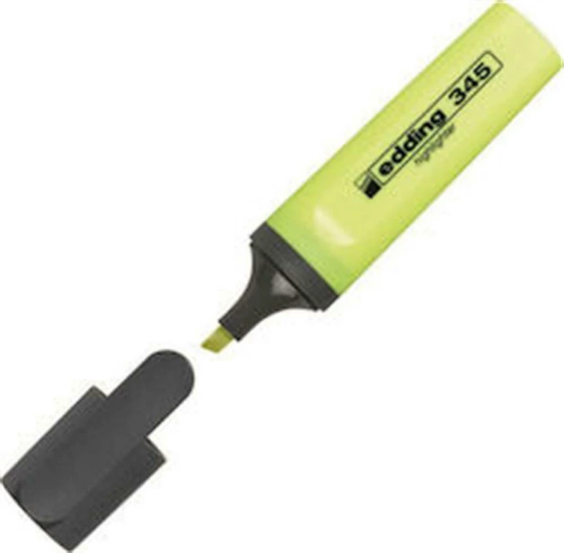 Edding 345 Μαρκαδόρος Υπογράμμισης Κίτρινος 5mm
