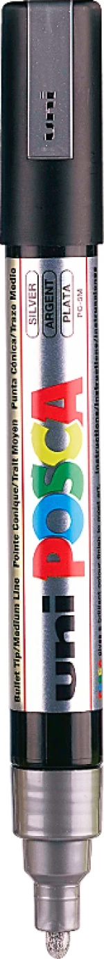 Posca PC-5M Ανεξίτηλος 2.5mm Silver