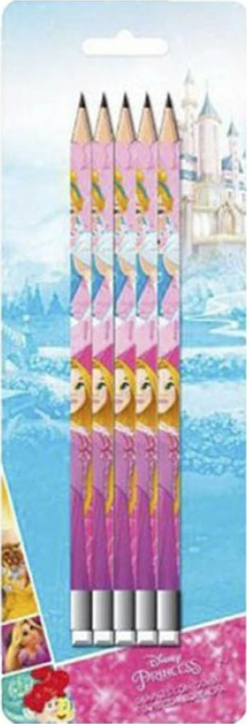 Princess Σετ Μολύβια HB με Γόμα