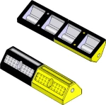 Doorado PARK-DH-223 Απλό Μονό Στοπ Τροχού Οικιακό 50cm