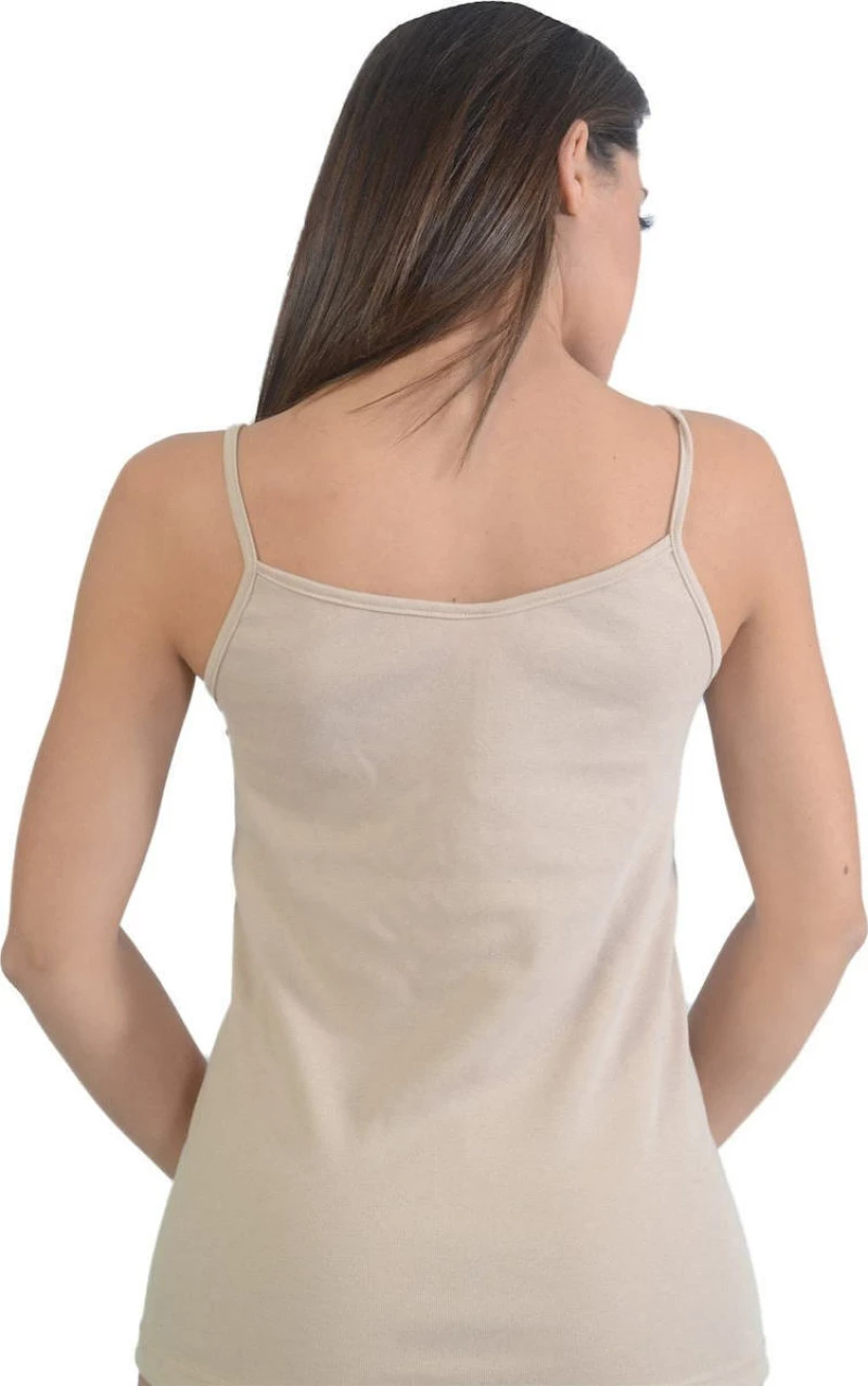 Lido Underwear LI330MZ Βαμβακερό Μπεζ Γυναικείο Φανελάκι