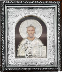 Ξύλινη Λουστραρισμένη Εικόνα Ιησούς Χριστός 3350