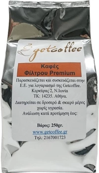 Getcoffee Καφές Φίλτρου Premium 250gr