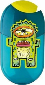 Faber-Castell Monster Διπλή Ξύστρα με Γόμα (Διάφορα Χρώματα)