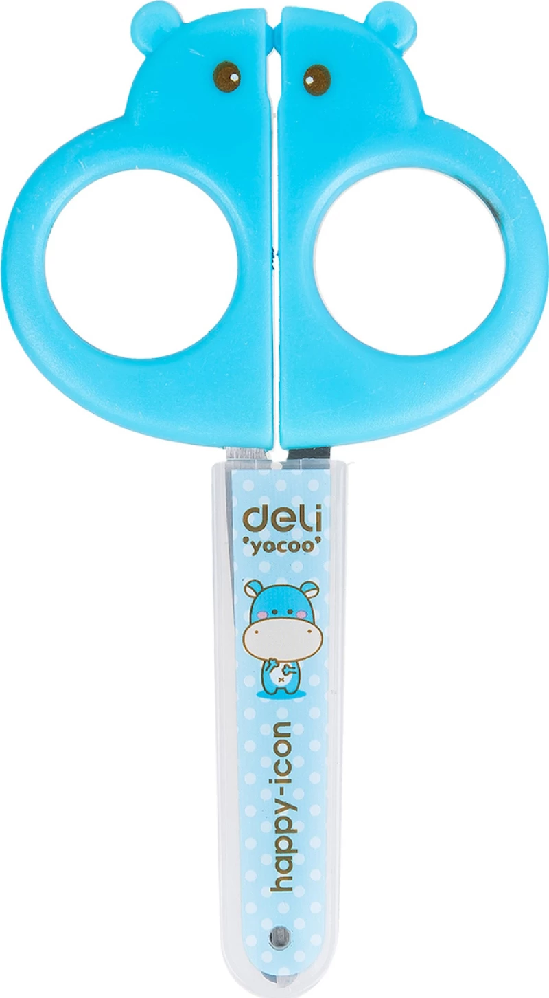 Ψαλίδι Παιδικό Deli 6032 Happy Icon 12.8cm - Φούξια (Ροζ)