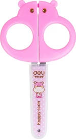 Ψαλίδι Παιδικό Deli 6032 Happy Icon 12.8cm - Φούξια (Ροζ)