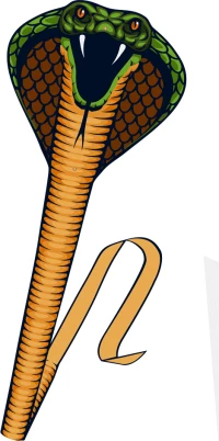 Χαρταετός Υφασμάτινος Κόμπρα 69x400cm