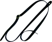 Fire&Stone Mandolin Strap, Leather - Black