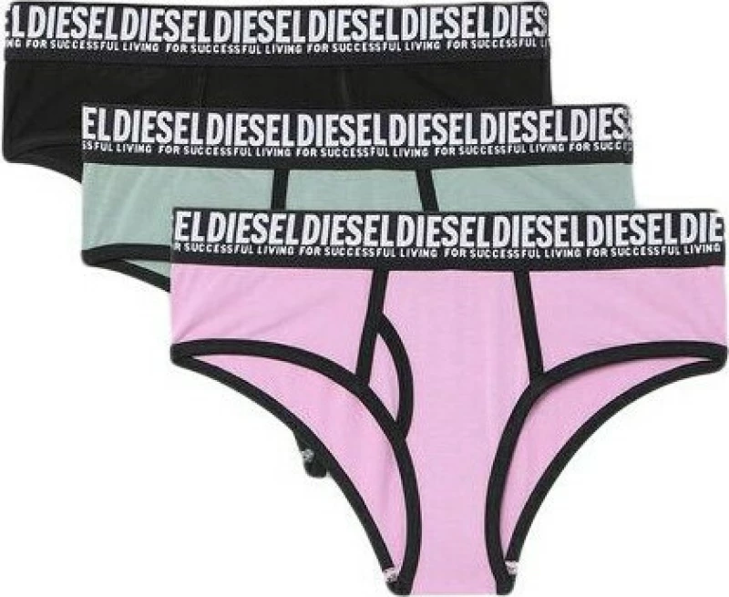 Diesel Slip 3Pack Black/Mint/Pink
