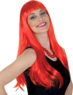 CLOWN Περούκα Lola Κόκκινη 70664