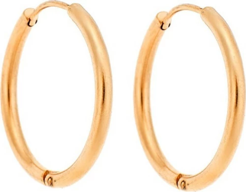 Σκουλαρίκια SENZA Steel Gold Plated