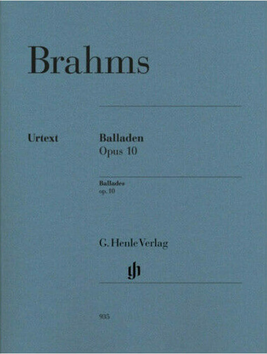 Brahms - Ballades Op. 10