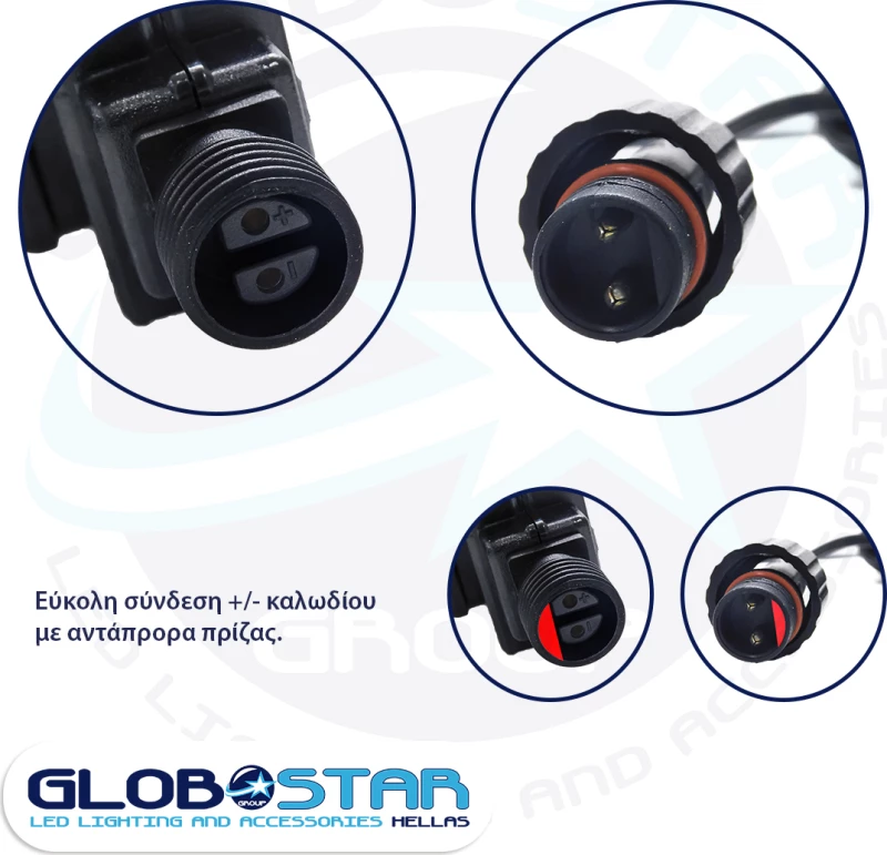 Προβολάκι Κήπου Καρφωτό - Δαπέδου LED IP67 RGB 75599 GloboStar