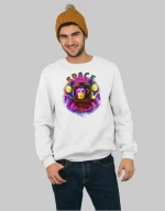 Space Monkey Φουτερ - WHITE