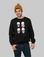 Skull Bubble Φουτερ - BLACK