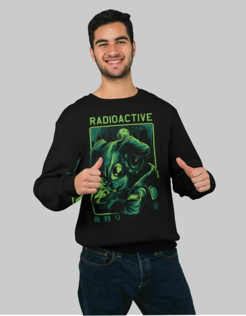 Radioactive Mutant Rabbit Φουτερ - BLACK