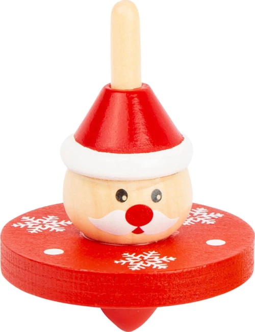 Ξύλινες Χριστουγεννιάτικες σβούρες - Άγιος Βασίλης - Small Foot