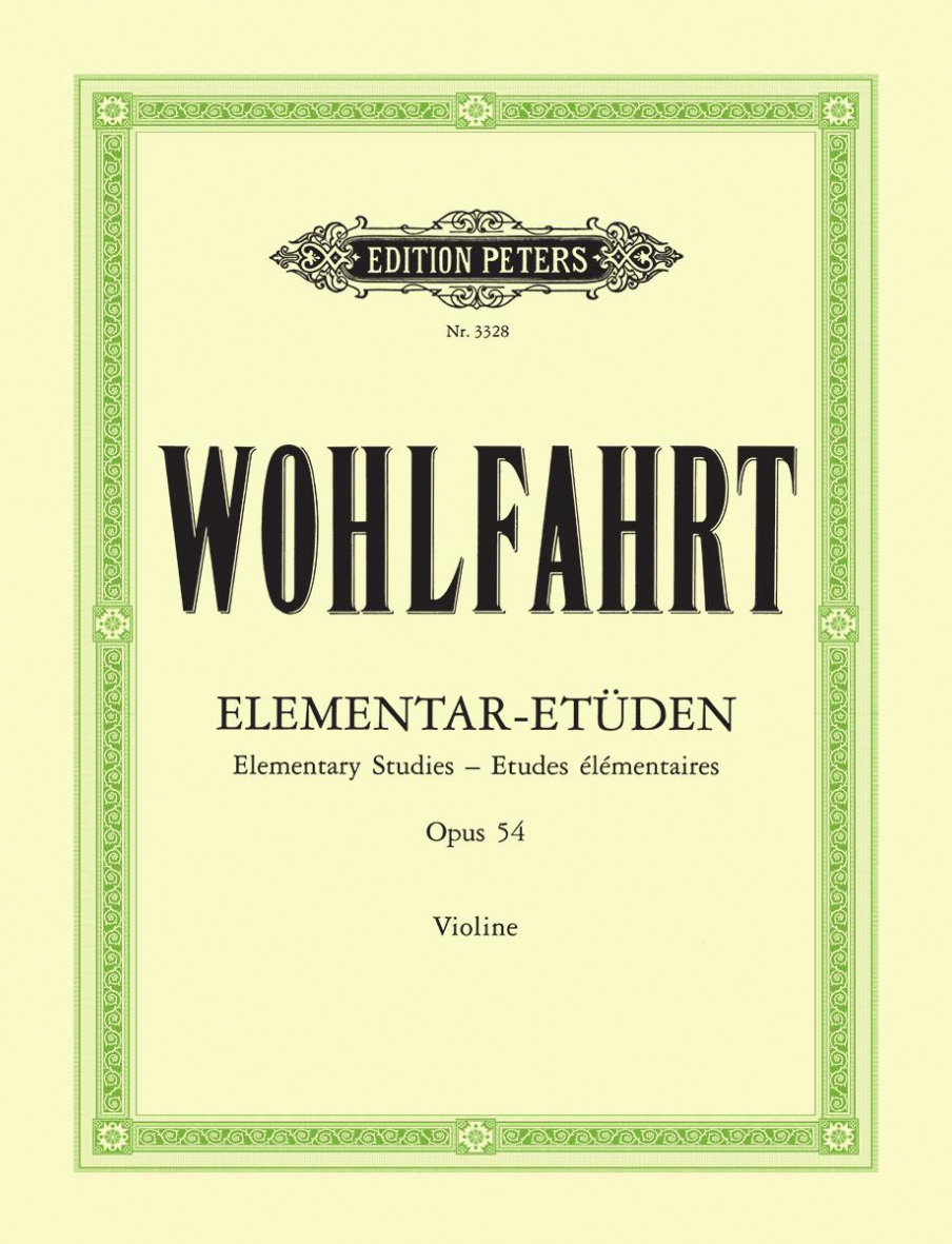 Franz Wohlfahrt - 40 Elementary Studies Op. 54