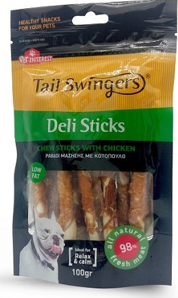 Tailswingers Στικς Rawhide με Κοτόπουλο 100gr