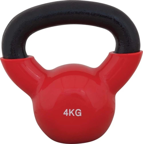 Amila 44504 Kettlebell Βινυλίου 4kg Κόκκινο