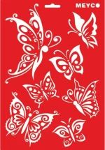 Meyco Butterflies Decoupage 20x31cm 19666015