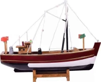 Ξύλινο Διακοσμητικό Καράβι Καΐκι 32x28cm