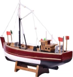 Ξύλινο Διακοσμητικό Καράβι Καΐκι 32x28cm