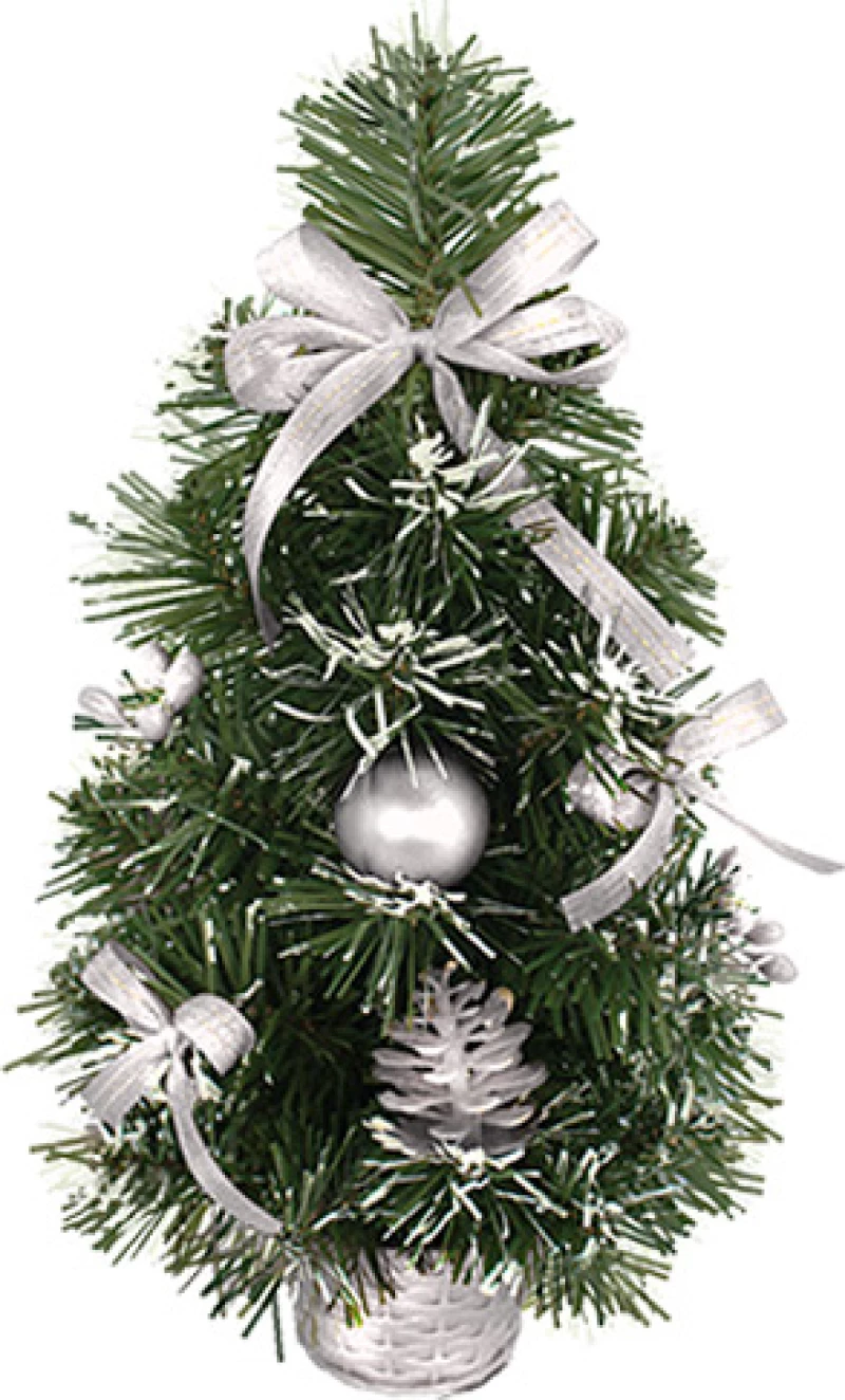 Δεντράκι Στολισμένο 30cm Κόκκινο Xmasfest 1131194
