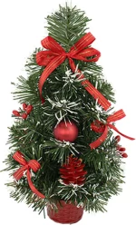 Δεντράκι Στολισμένο 30cm Κόκκινο Xmasfest 1131194