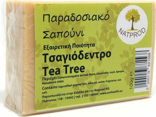 Natprod Tea Tree Παραδοσιακό Σαπούνι 100gr