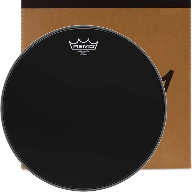 Remo Ambassador Ebony Bass 18"