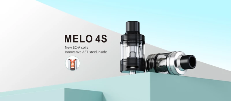 Eleaf Melo 4S 4ml 25mm Silver