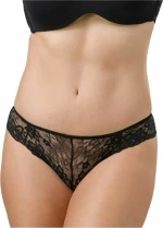 Luna Amelia 25142 Slip με Δαντέλα σε Μαύρο χρώμα