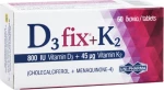 Uni-Pharma D3 Fix 800iu + K2 45mg 60 κάψουλες
