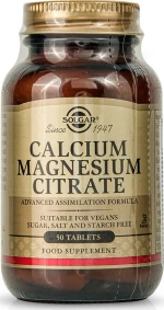 Solgar Calcium Magnesium Citrate 50 ταμπλέτες