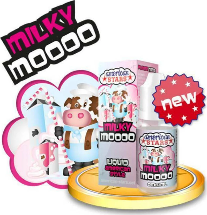 American Stars Milky Moooo 12mg 10ml