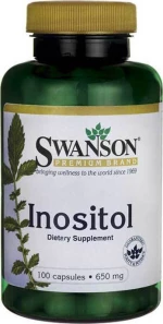 Swanson Inositol 650mg 100 κάψουλες