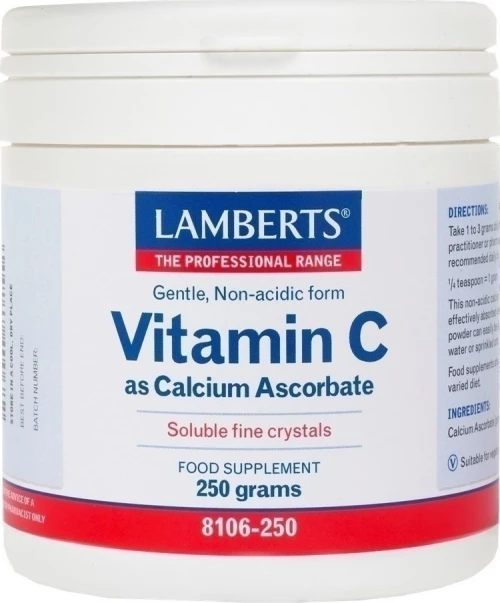 Lamberts Vitamin C as Calcium Ascorbate 250gr