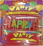 HOMie Κεριά Happy Birthday Χρυσόσκονη