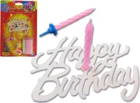 Κεράκια Βάση Happy Birthday