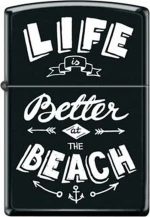 Zippo Αναπτήρας Λαδιού Αντιανεμικός Life Better at the Beach